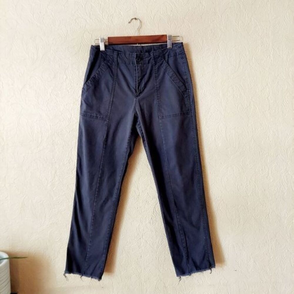 Old Navy Grey Pants Cropped Skinny Sz 4